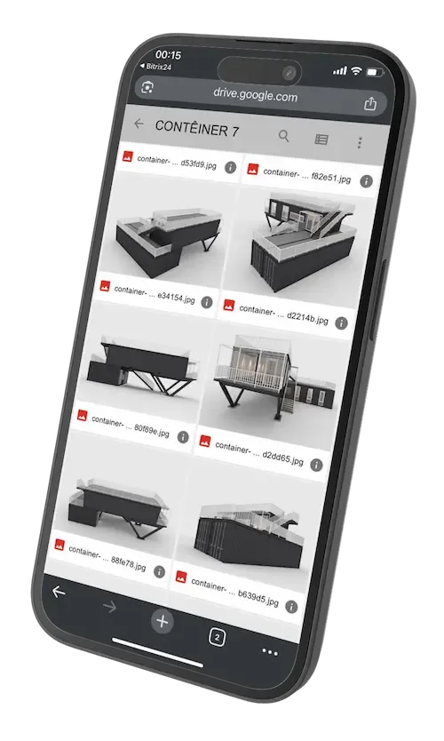 Mockup do Material no Dispositivo