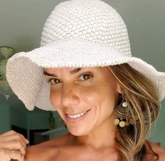 Chapéu Panamá em crochê