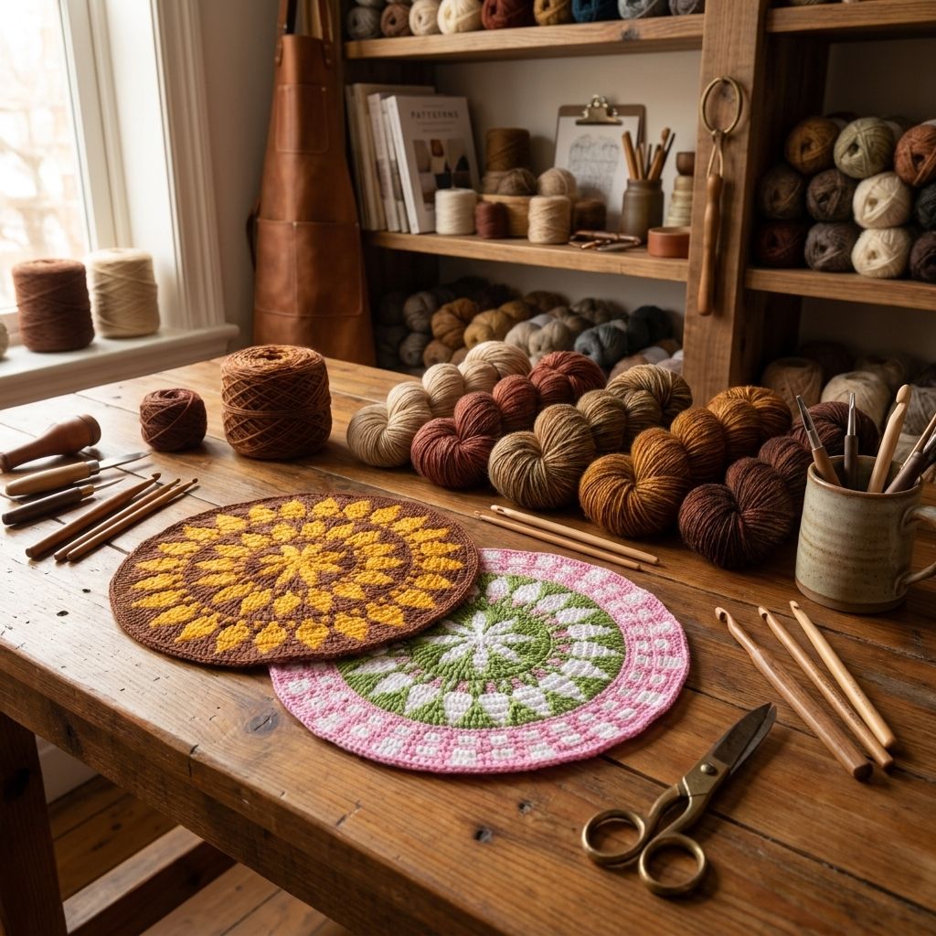 Bolsa Elysium em Mosaico Crochet