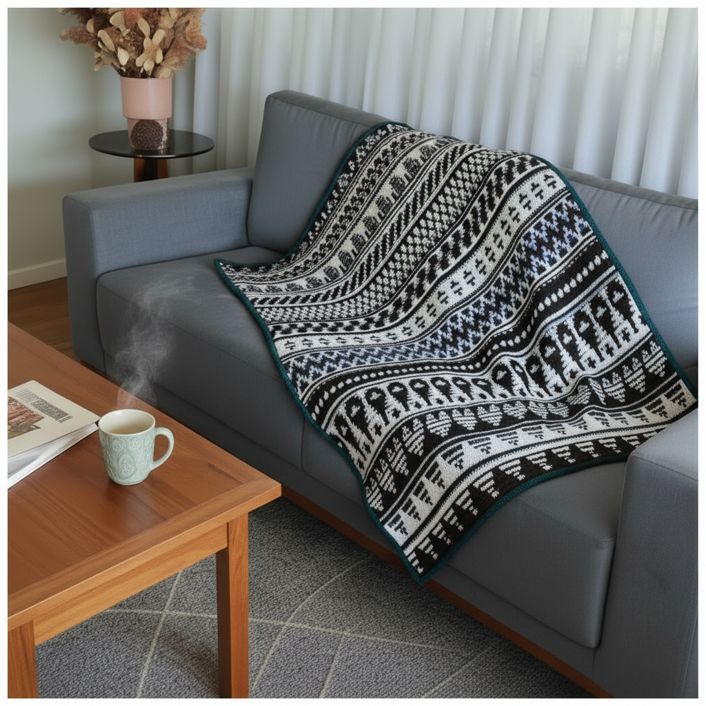 Sousplat Elysium em Mosaico Crochet