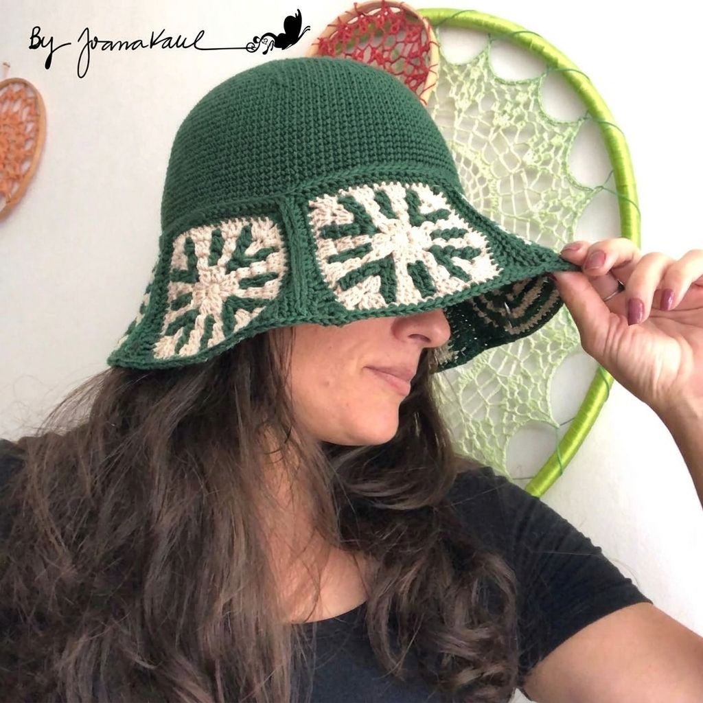 Aplique em Mosaico Crochet