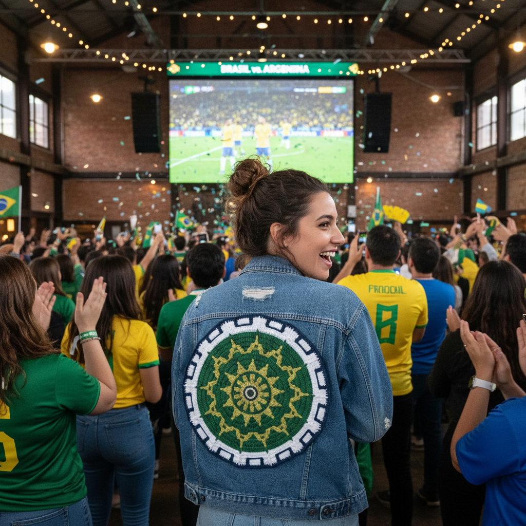 Regata Copamosa em Mosaico Crochet