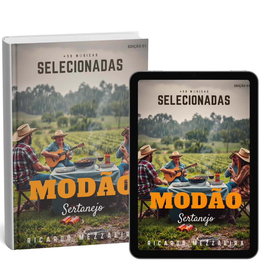 Capa do E-book Repertório 51 Modão