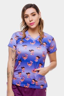 scrubs estampados