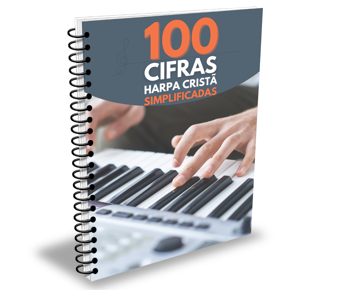 Mockup Ebook 100 Hinos da Harpa Cristã