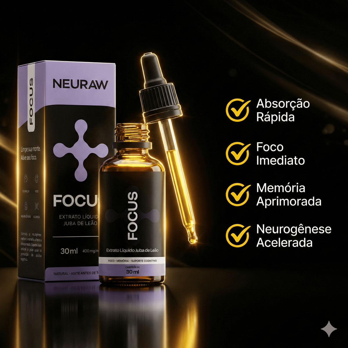 Frasco Neuraw Focus