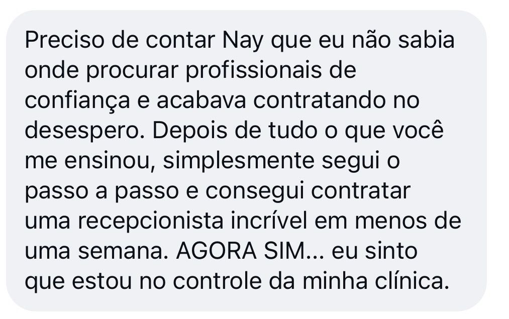 Depoimento de aluna 2