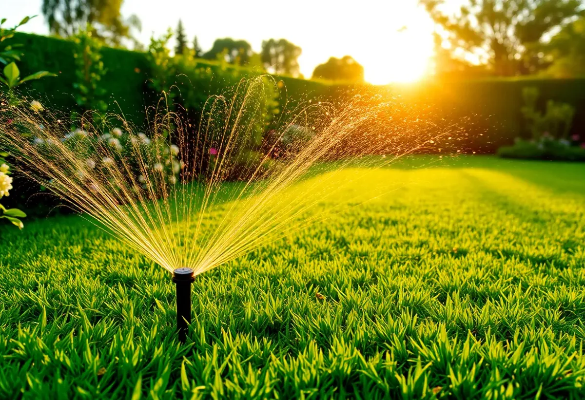 Sistema de Irrigação Automatizado em Jardim Noturno