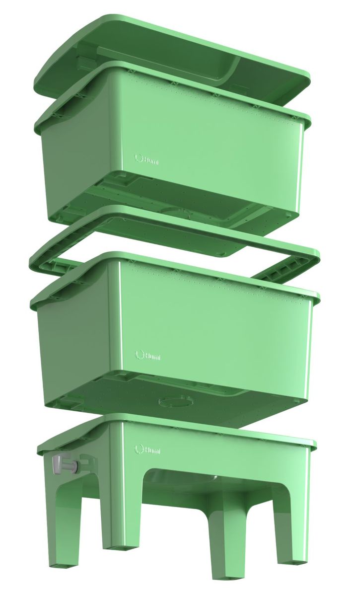 Partes da Composteira Humi