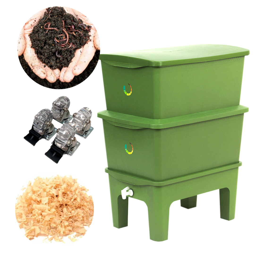 Composteira Completa Verde 90L