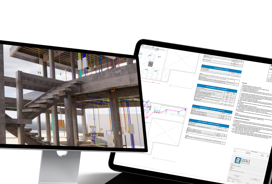 Modelo 3D BIM técnico